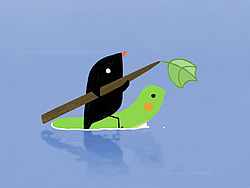 Der kleine Vogel und die Raupe Der kleine Vogel und die Raupe
