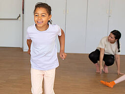 Kindertanz Mädchen in Bewegung