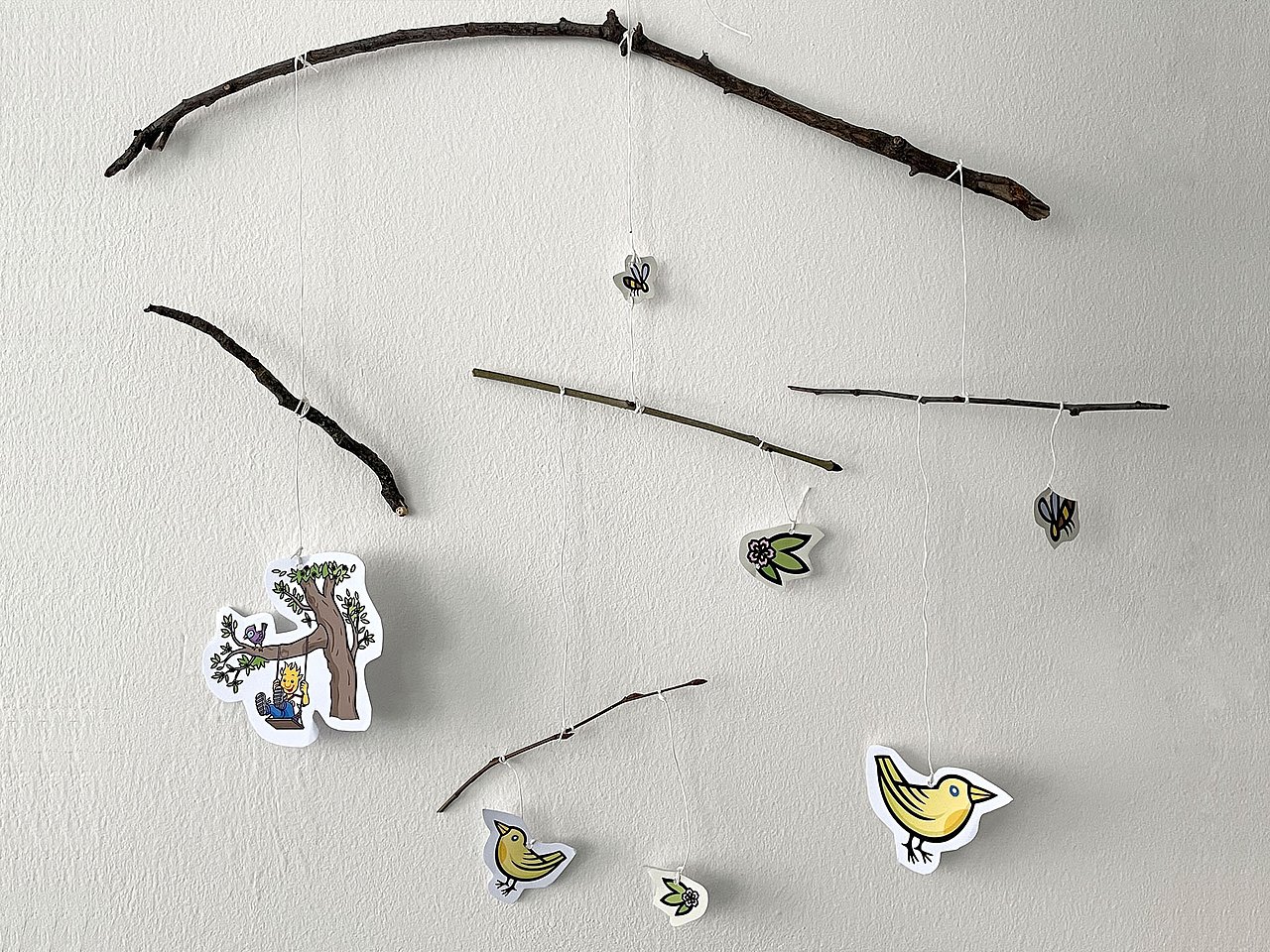 DIY-Frühlings Moblie