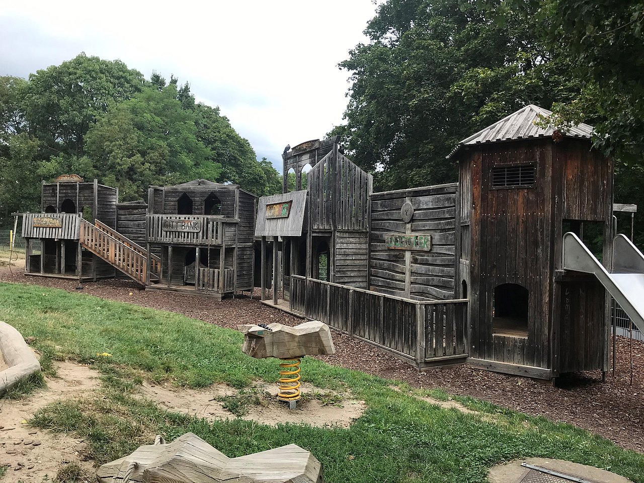 Westernspielplatz Ansicht auf Westernspielplatz