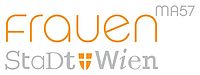Schrift-Logo der MA 57, Frauenservice Wien