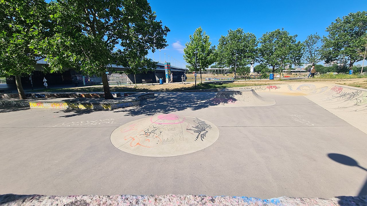 Skatepark Copa Beach Detailansicht Skatepark Copa Beach Detailansicht