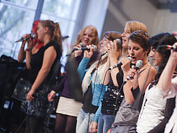 singende Jugendliche