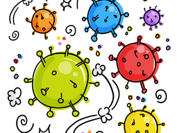 Bunte Viren (Zeichnung) Bunte Viren (Zeichnung)