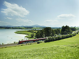 Zug in Landschaft