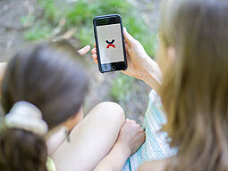 Kinder mit der neuen App
