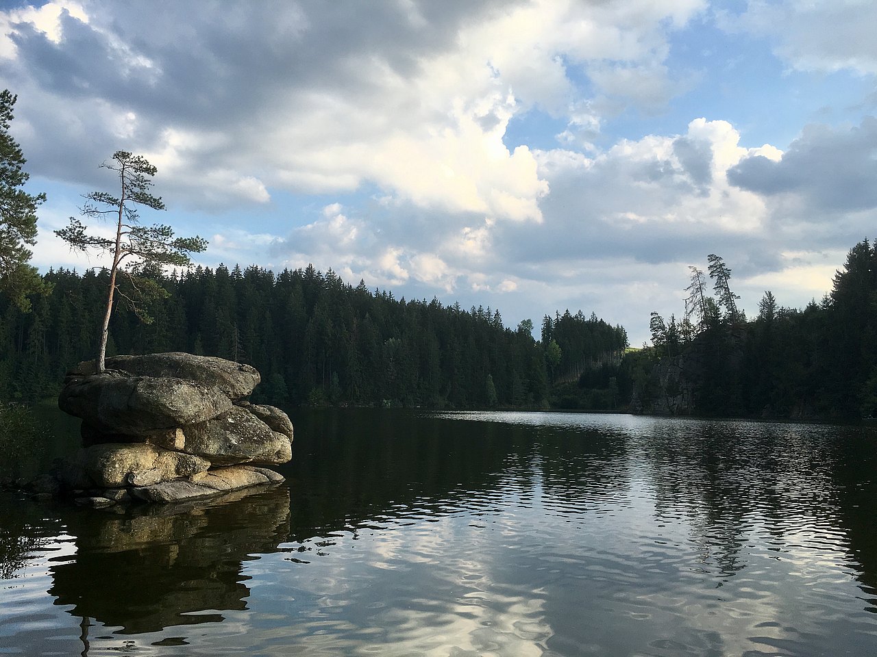 Ottenstein Blick auf den See