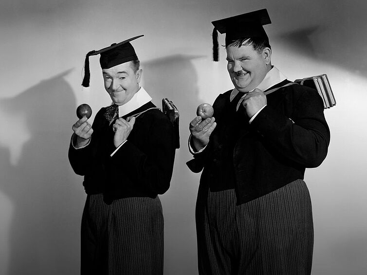 Dick und Doof in der Schule