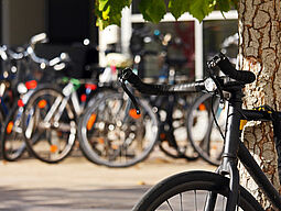 Fahrrad in der Stadt