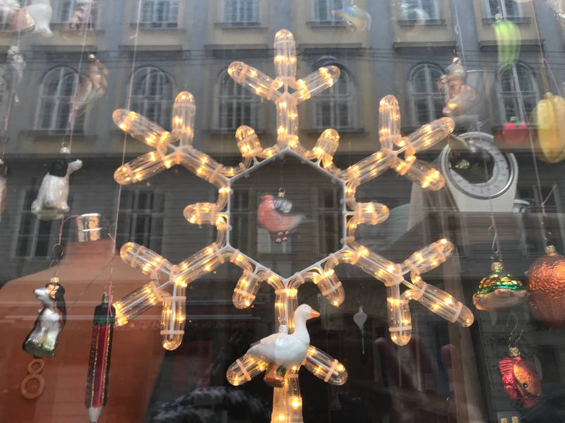 Weihnachtliches Schaufenster