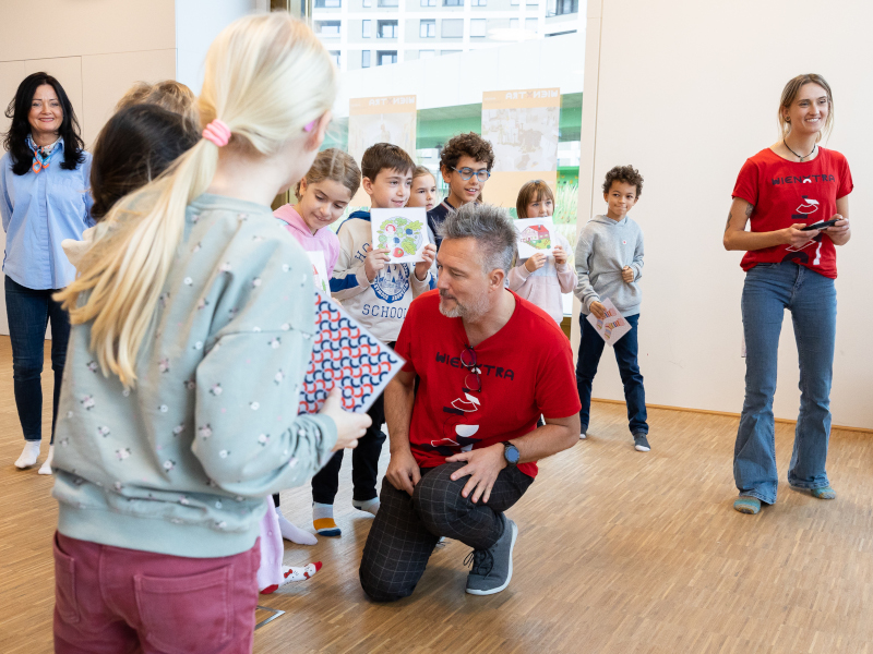 Kinder beim Workshop