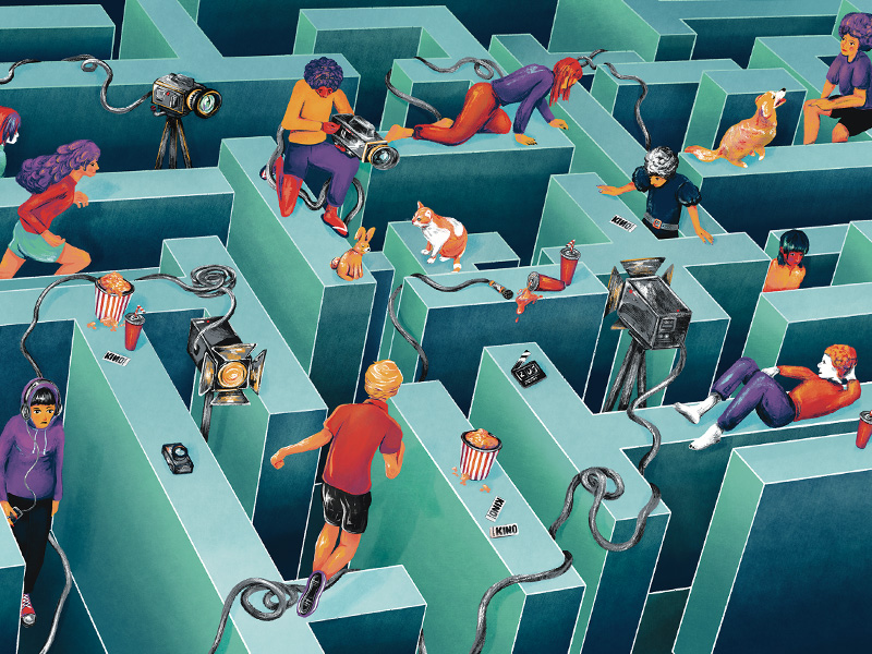 Video und Filmtage Illustration für die Video und Filmtage 2023