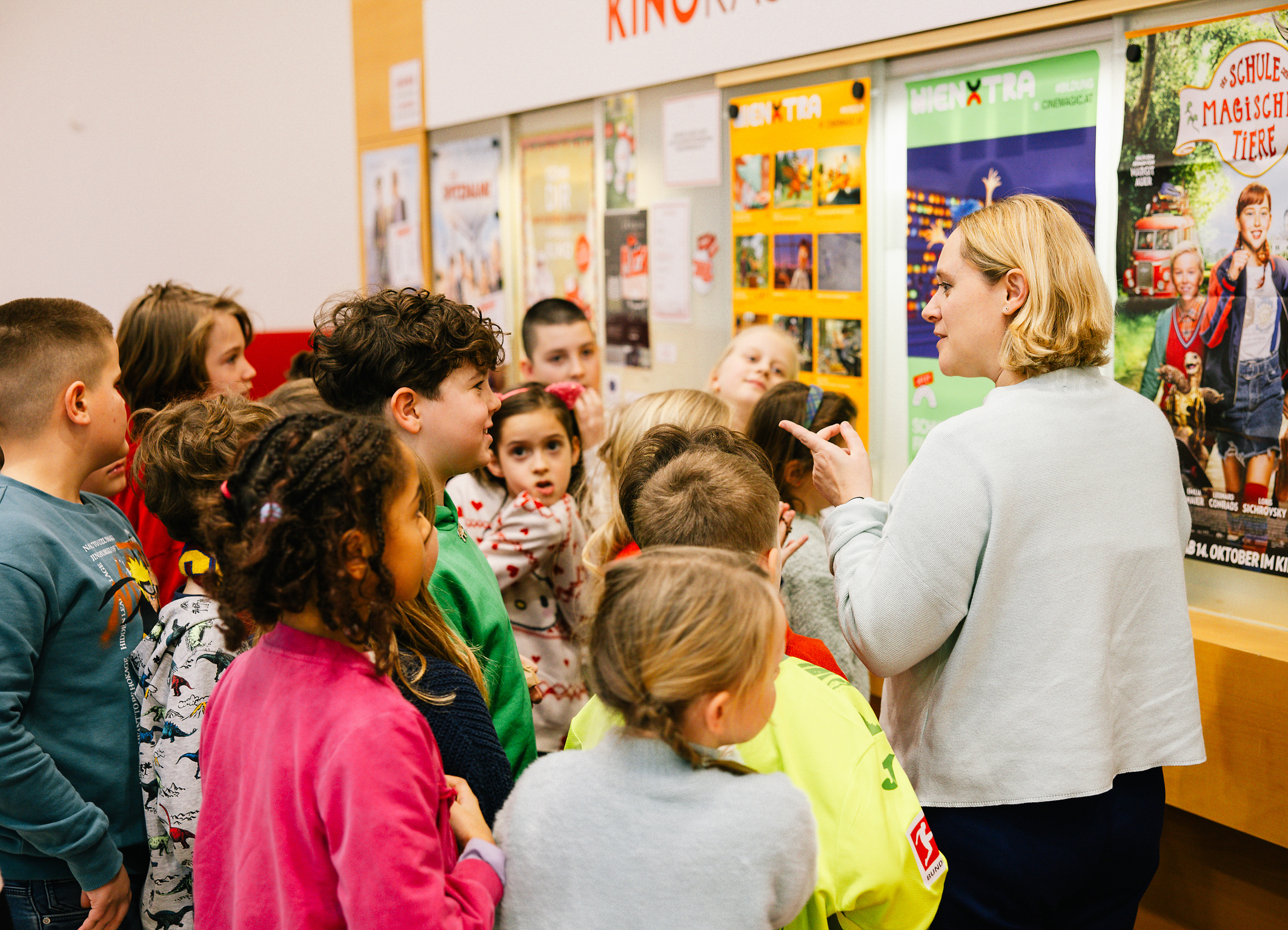 Schüler_innen besuchen das WIENXTRA-Cinemagic